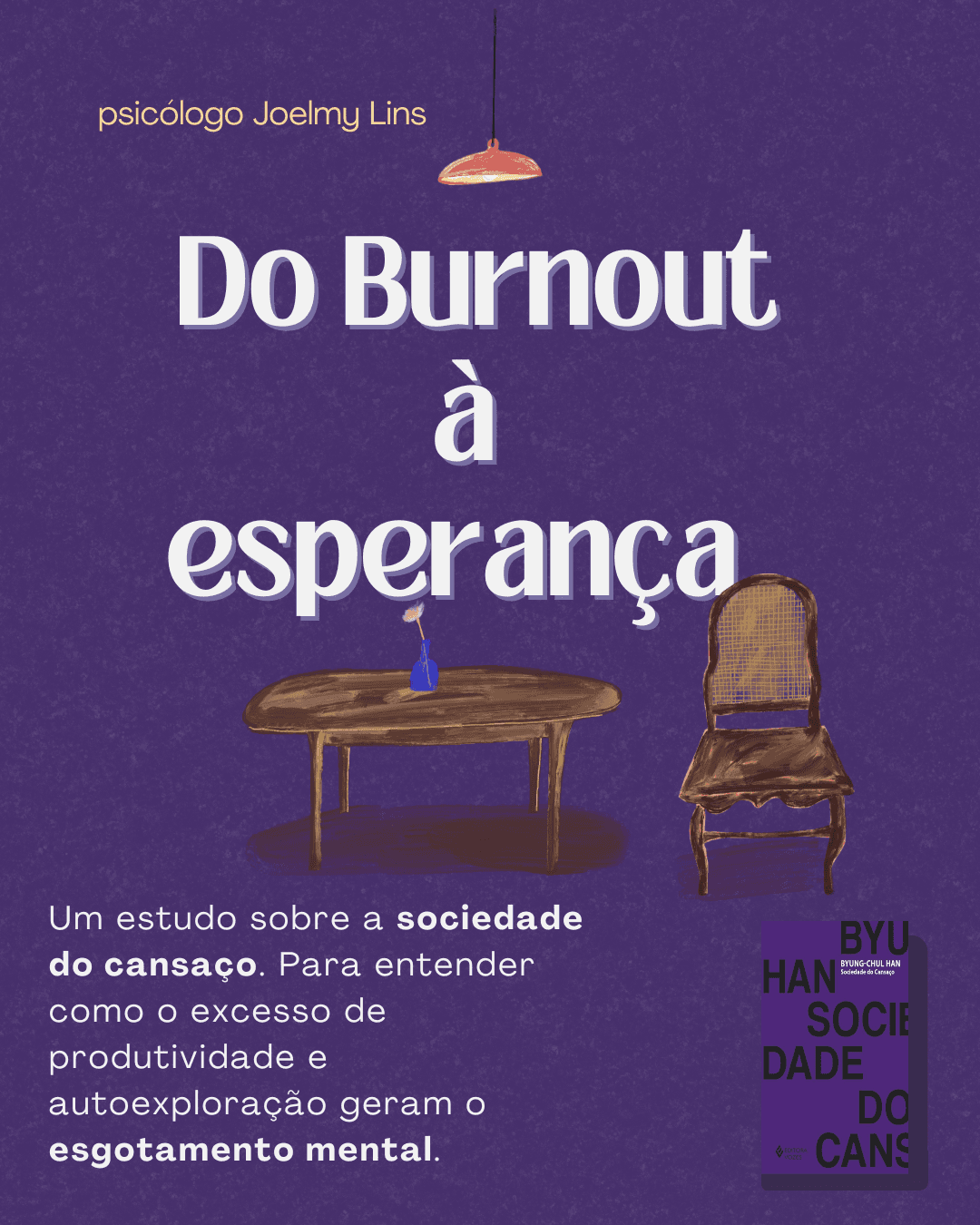 Cartaz Do Burnout à Esperança